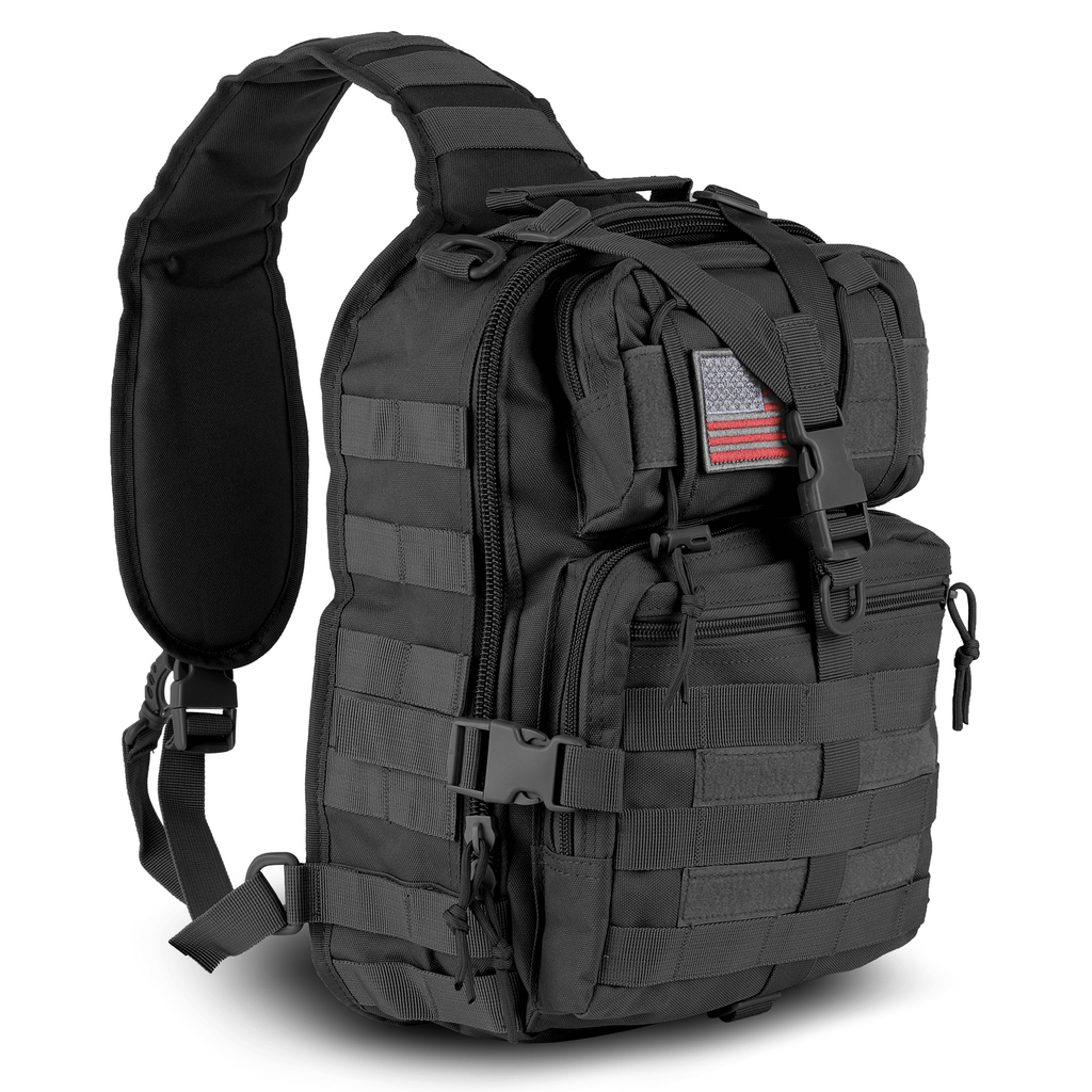 XGear Tactical 14L Range Sling Bag Backpack with Adjustable Strap-5