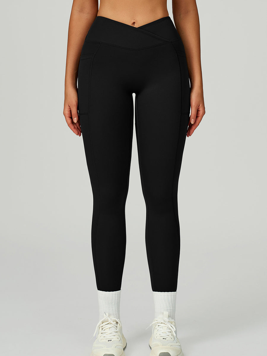 FlowLift Cross-Waist Flare Leggings-6