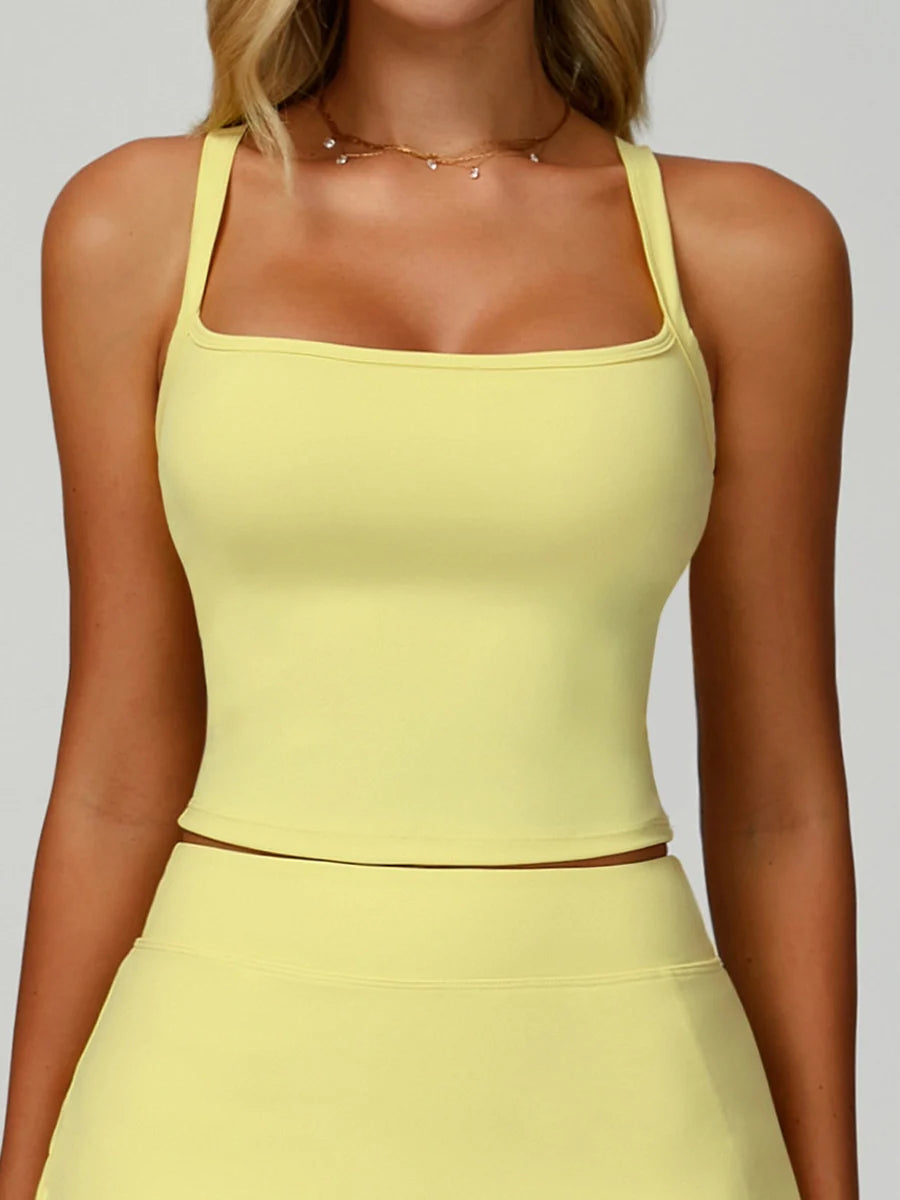 Double-Strap Yoga Racerback Tank-4