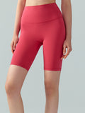 Lycra Bare-Fit High-Waist Peach-Butt Bike Shorts-0