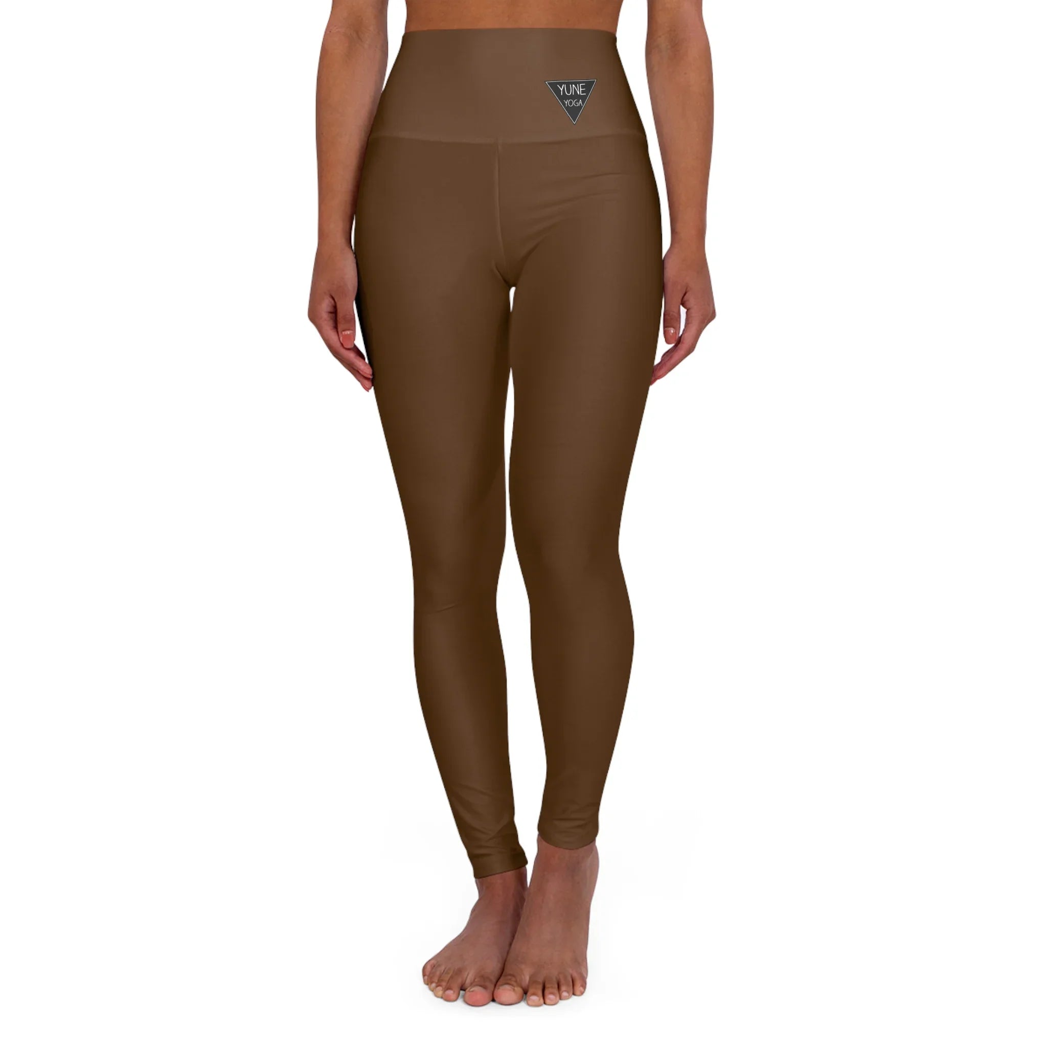 🌿 Organic Cotton Yoga Pants Brown