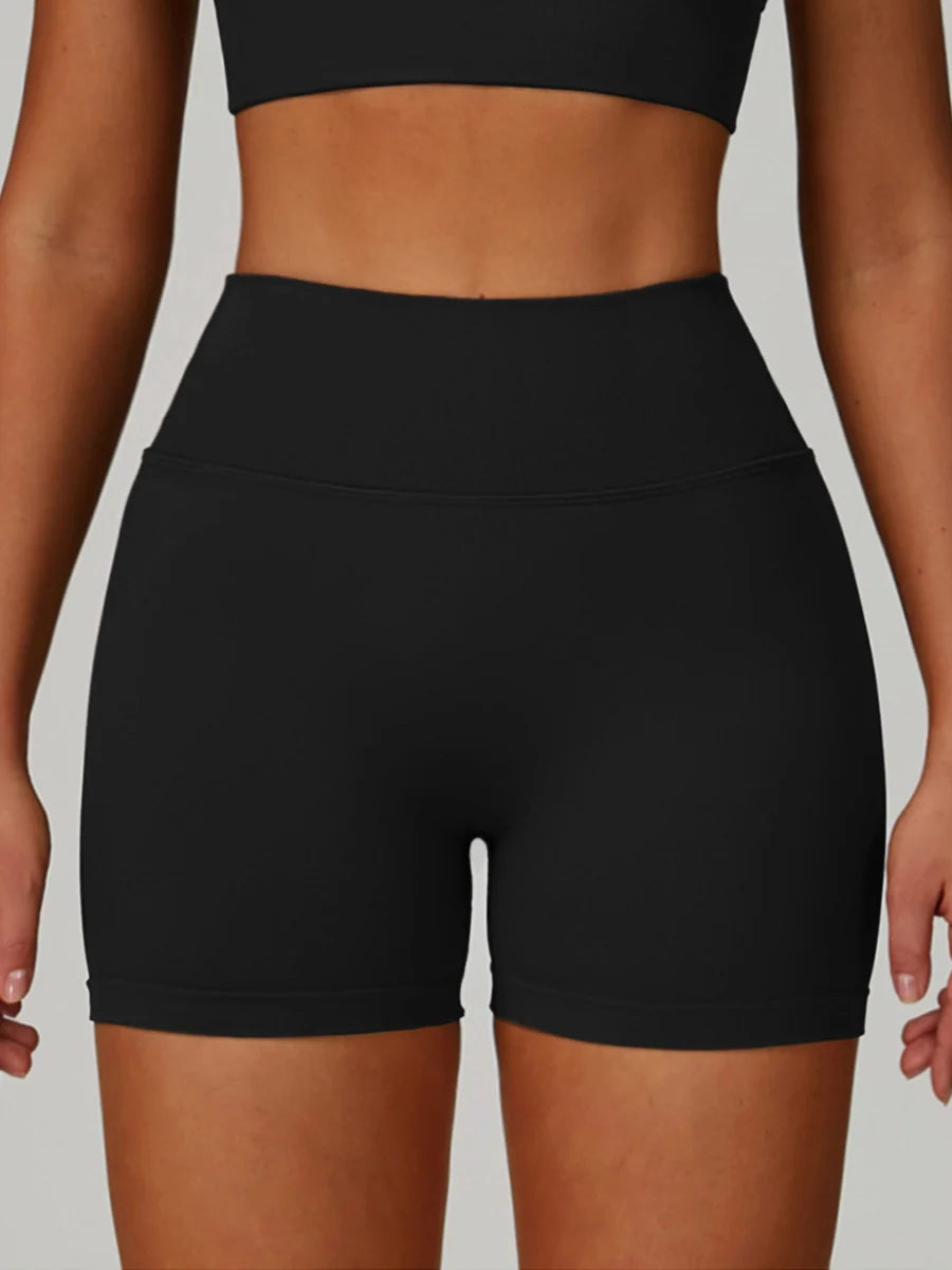 Earthbound Girl V-Waist High-Waist Shorts-7