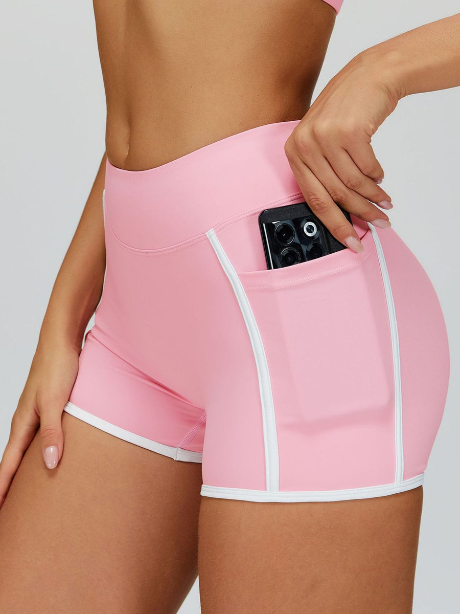 NakedFlex Colorblock Shorts-4