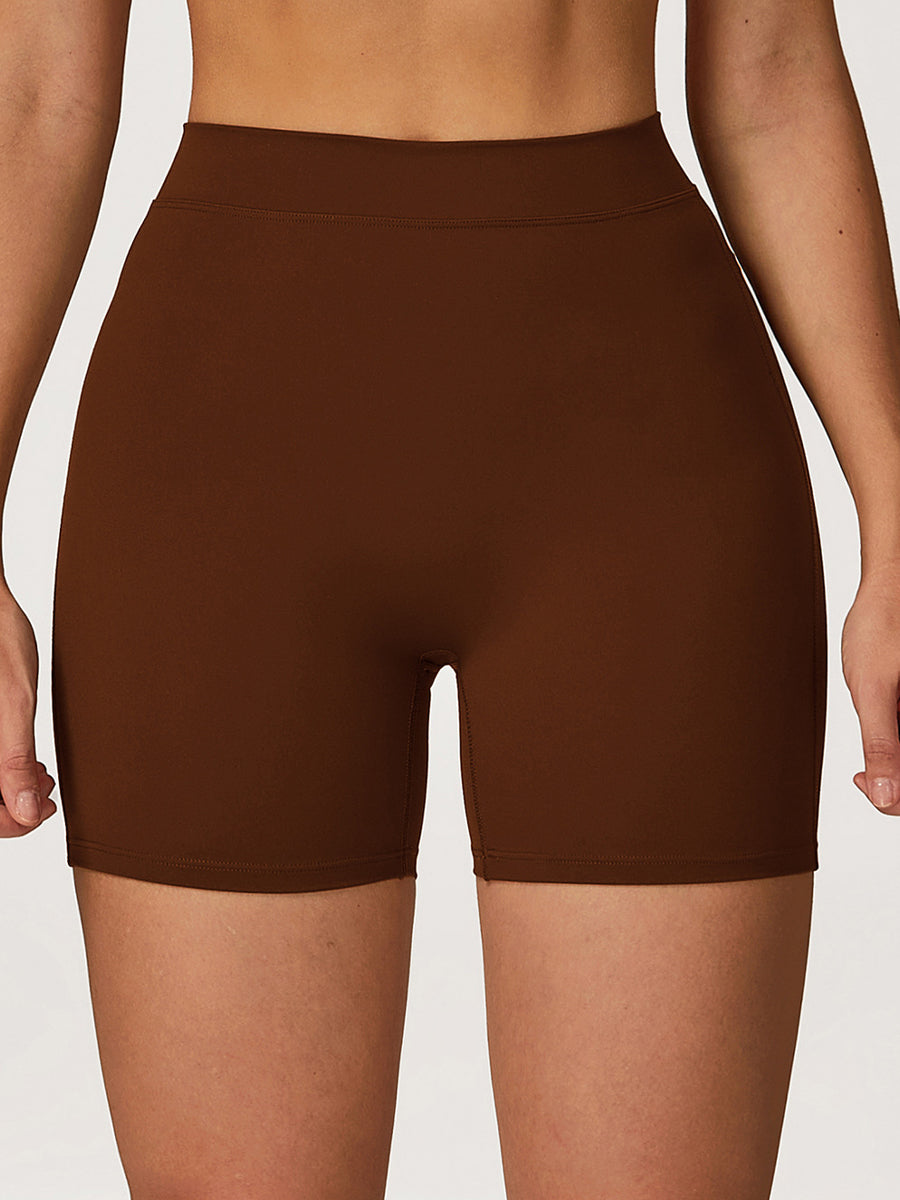 Peach Lift High-Waist Shorts-0