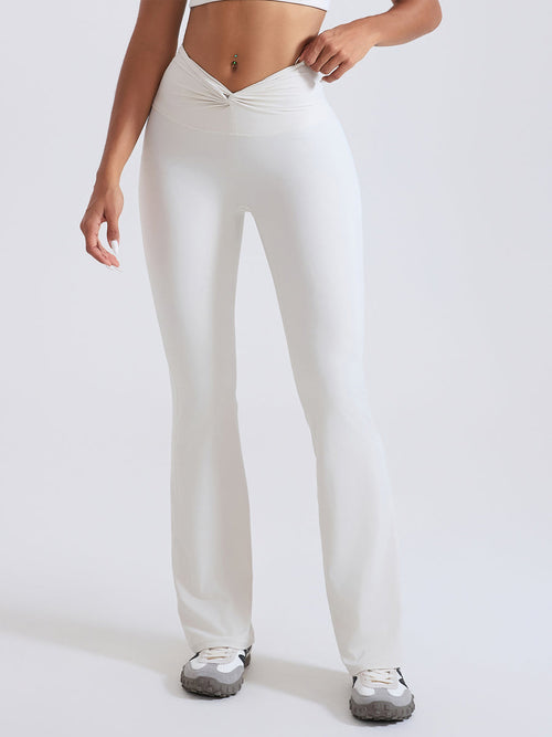 BareLift Knot-Waist Flare Pants-0