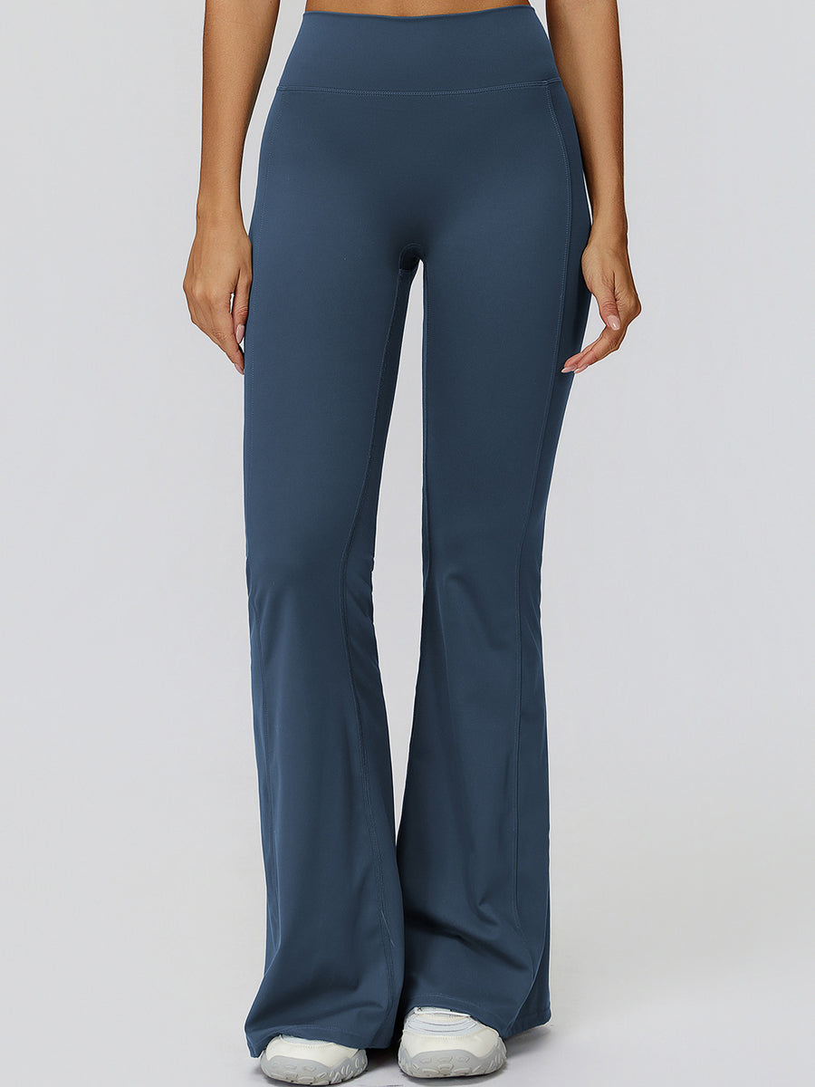 Flare & Gather High-Waist Pants-0