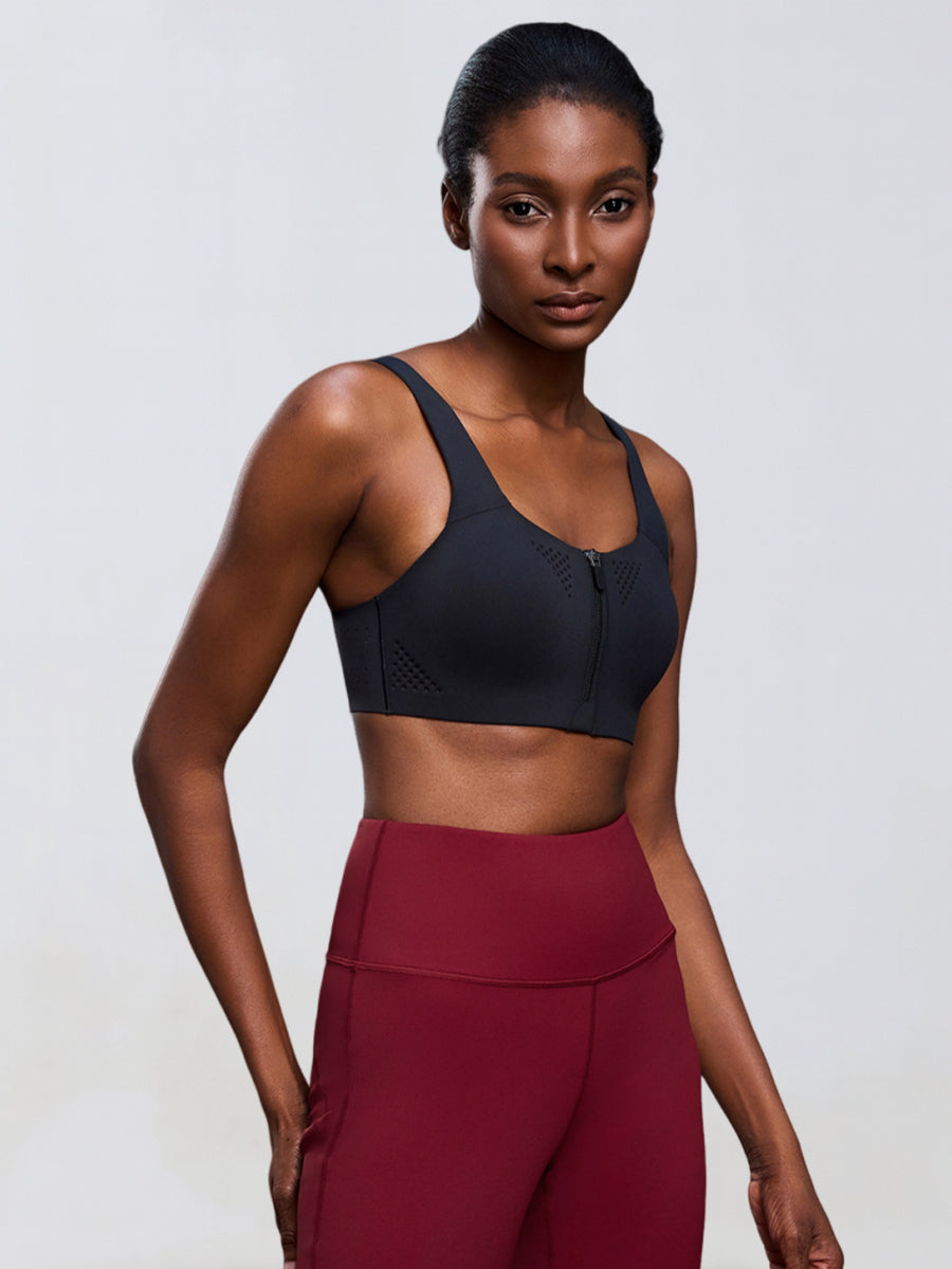 FrontZip Sculpt Bra-0