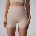 Cross-Back High-Waist Shorts-0