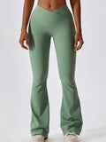 High Waist Criss Cross Leggings-0