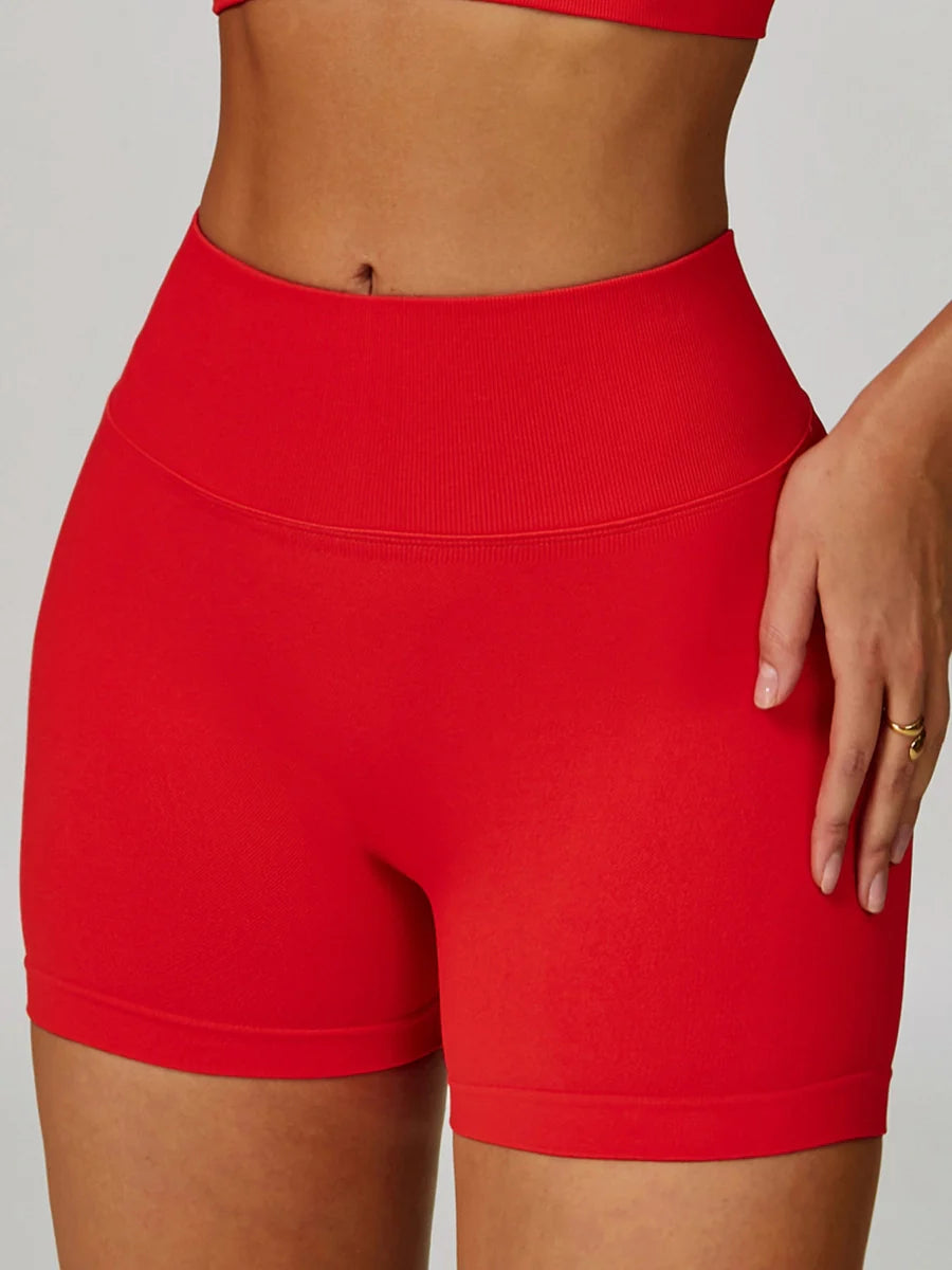 Earthbound Girl V-Waist High-Waist Shorts-2