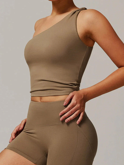 Asymmetrical One Shoulder Top-1