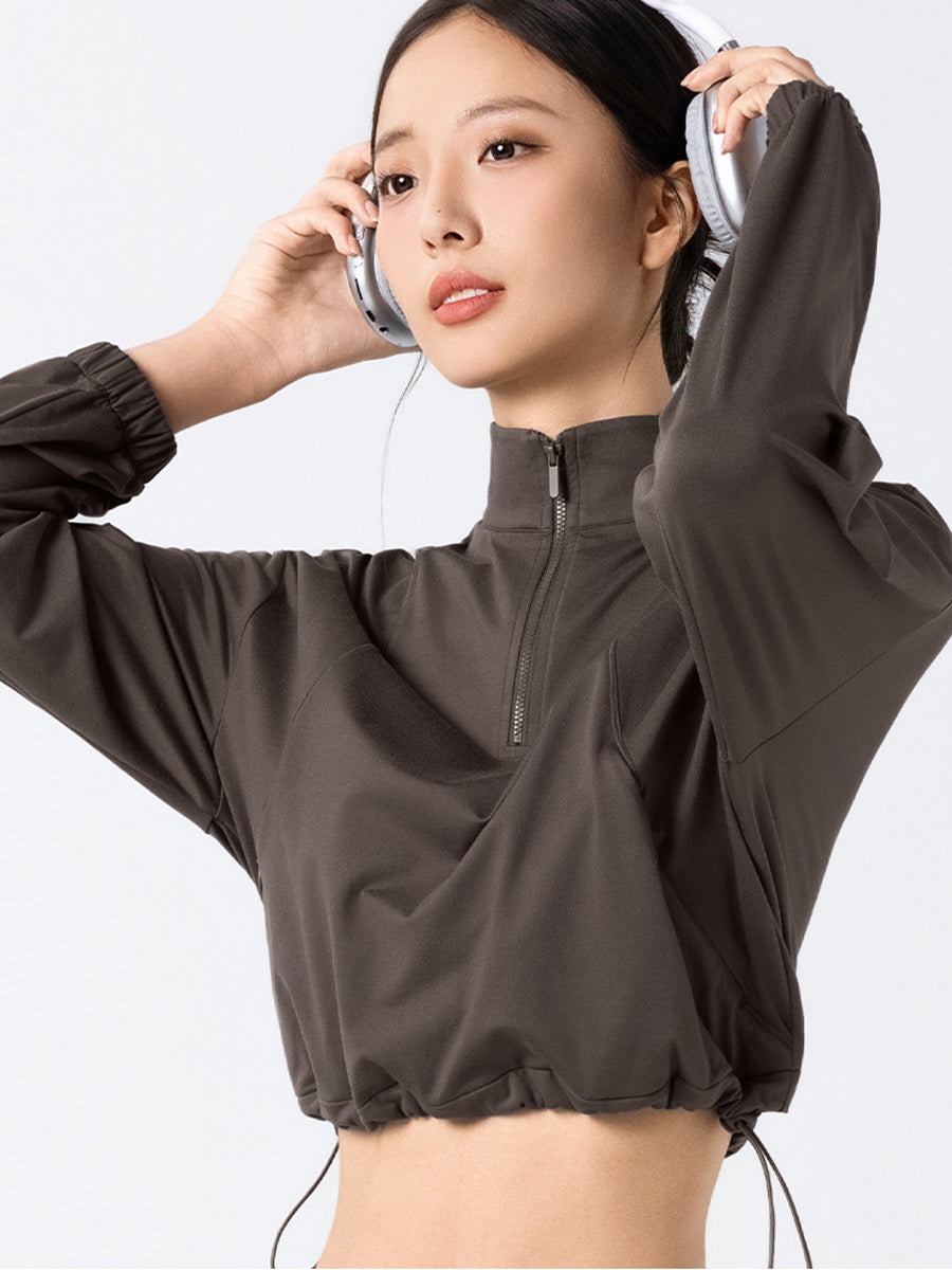 Elevate Zip Crop-0