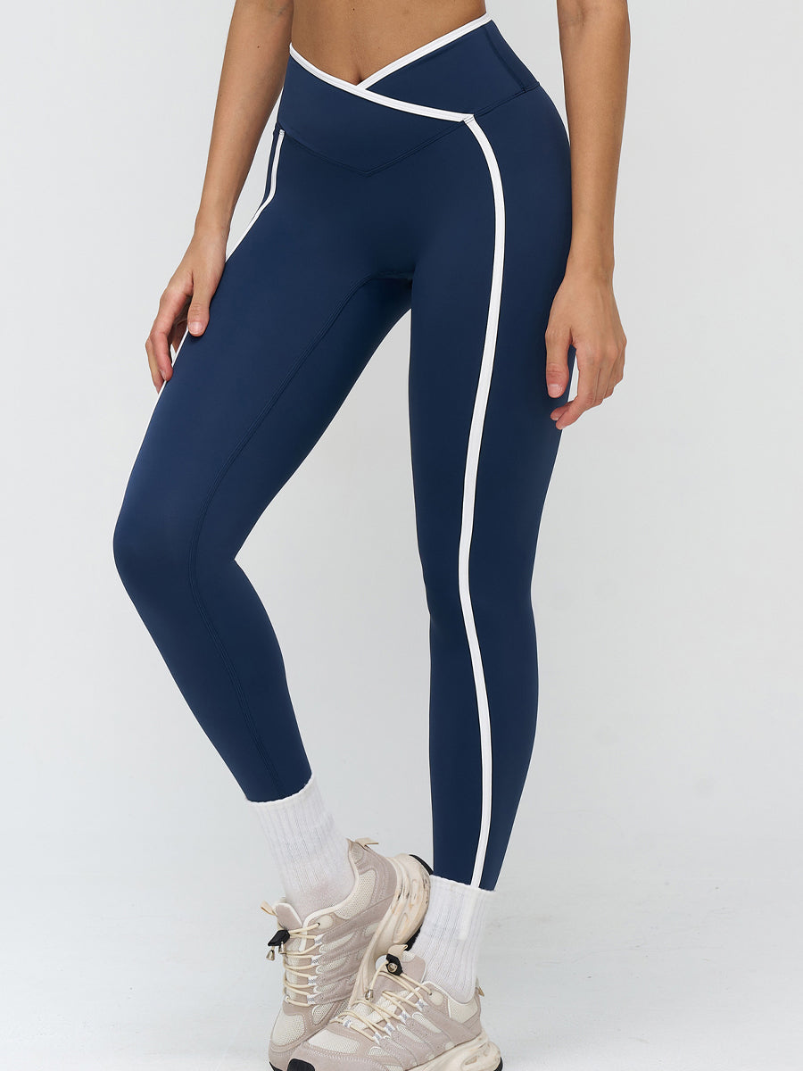 BareSculpt Cross-Waist Leggings-1