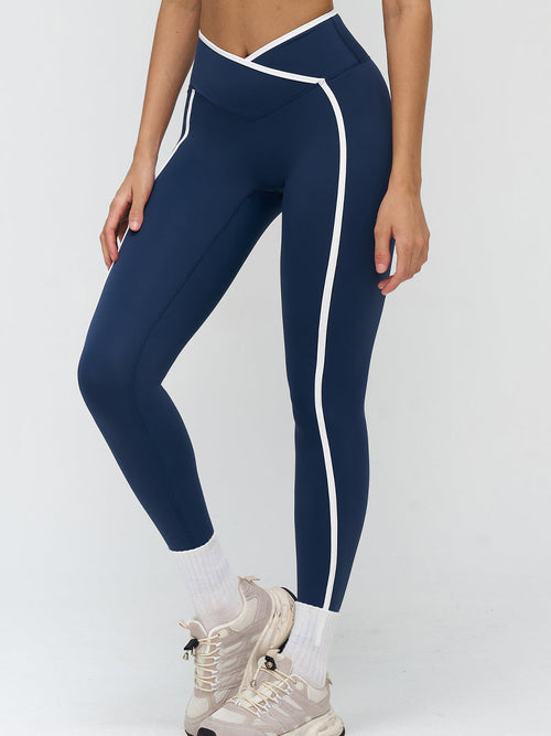 BareSculpt Cross-Waist Leggings-1