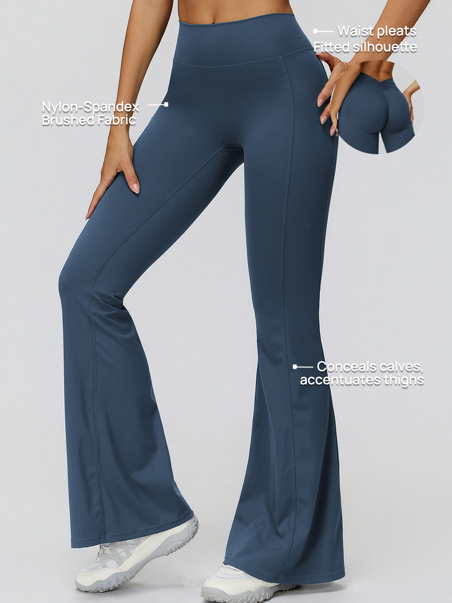 Flare & Gather High-Waist Pants-1