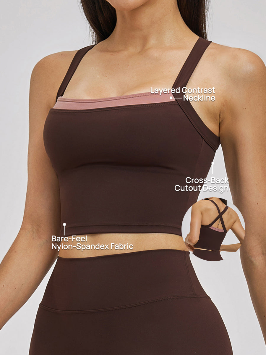 FlowSculpt Layered Bra Tank-1