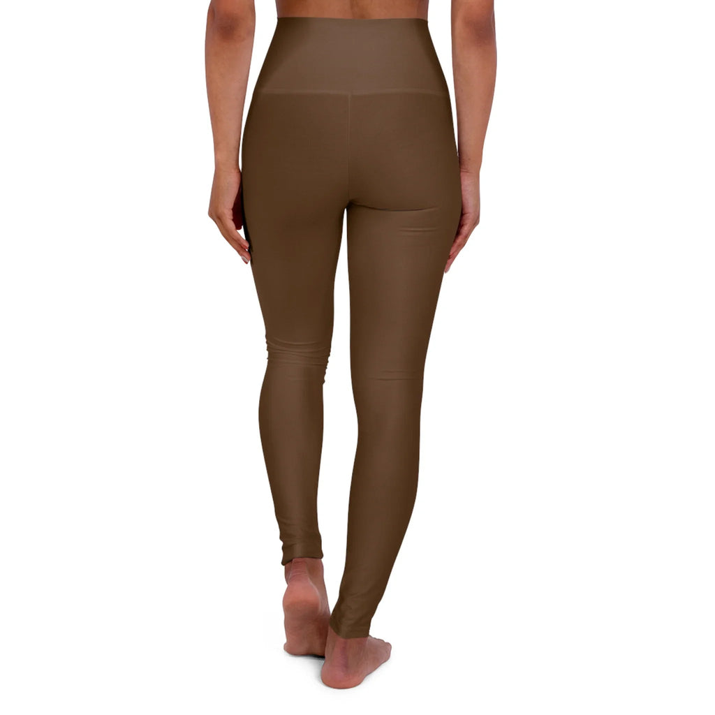 🌿 Organic Cotton Yoga Pants Brown