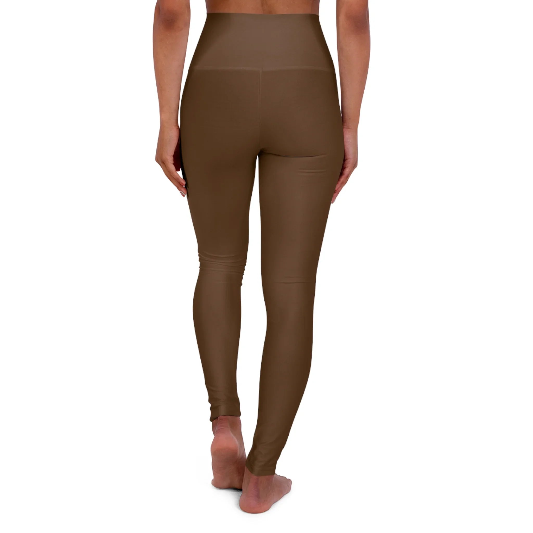 🌿 Organic Cotton Yoga Pants Brown