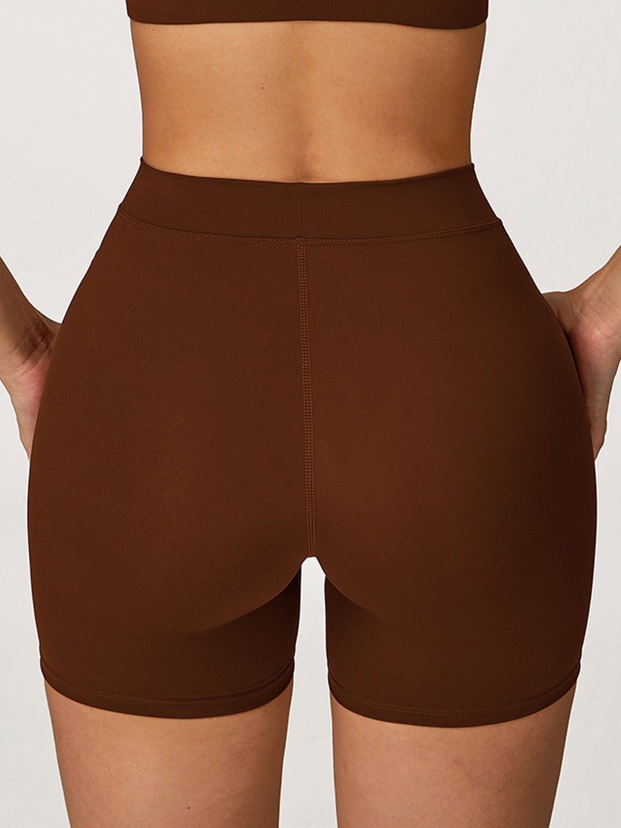 Peach Lift High-Waist Shorts-2