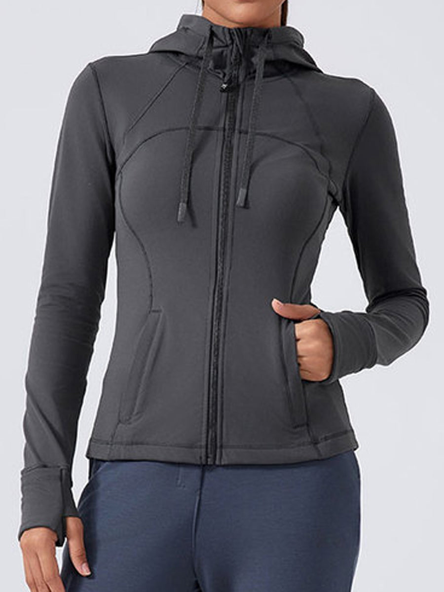 BareWarm Sculpt Hooded Jacket-2