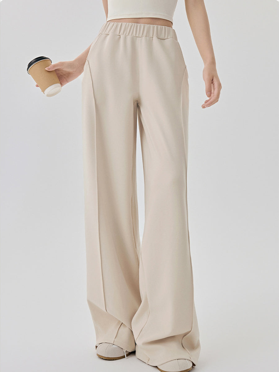 Flowy Essential Trousers-4