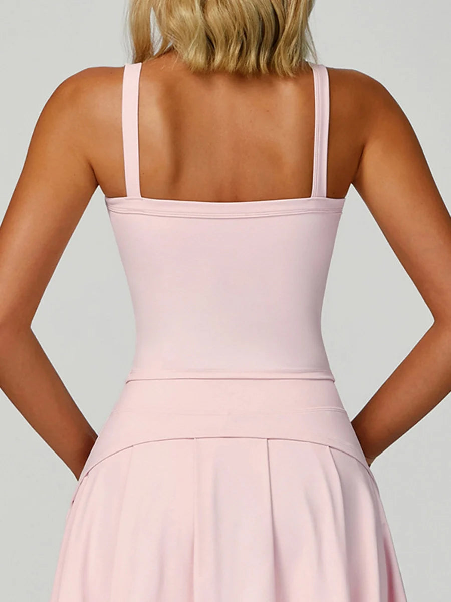Double-Strap Yoga Racerback Tank-3