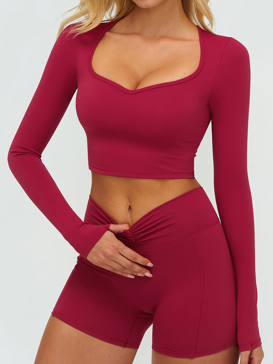SoftBrush Long-Sleeve Performance Top-3