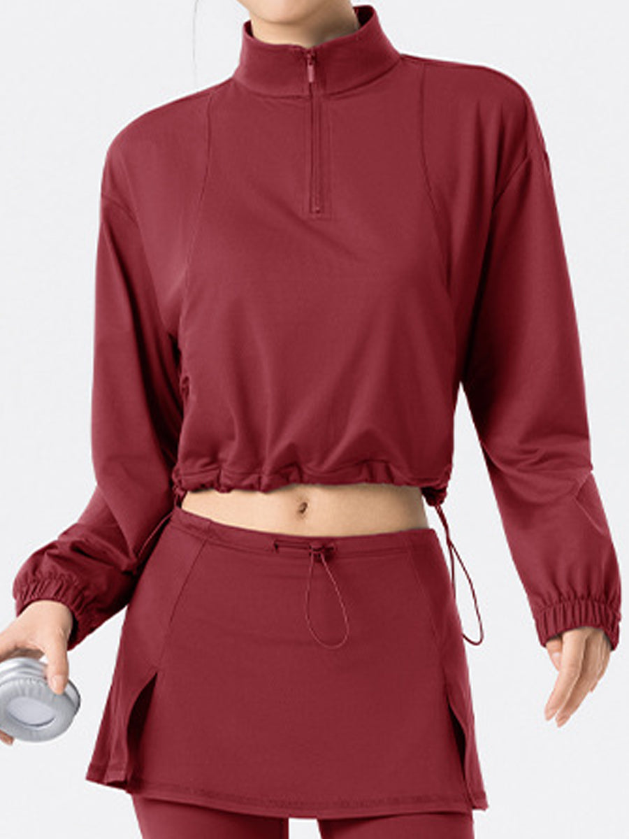 Elevate Zip Crop-5