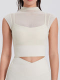 SecondSkin Sheer Bra Top-0
