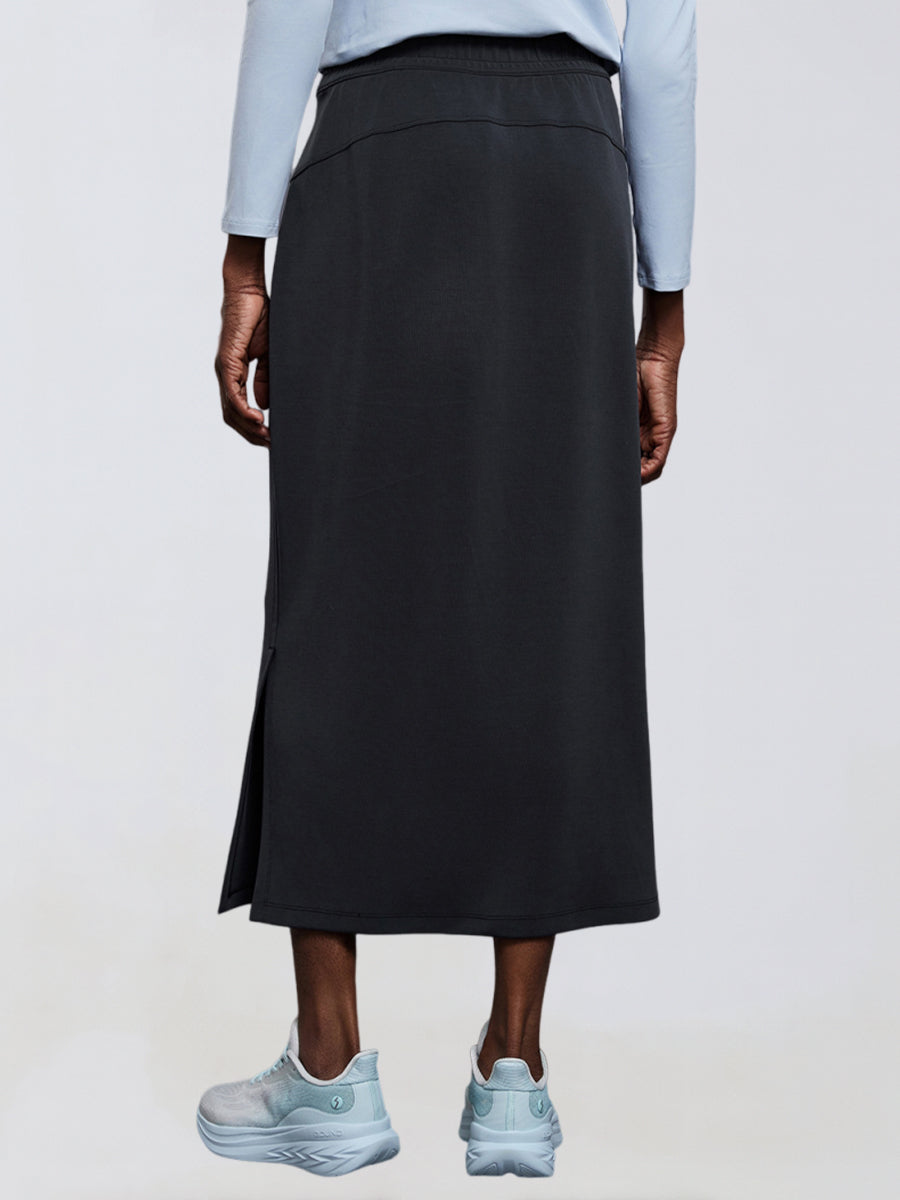 SculptEase Straight Midi Skirt-3