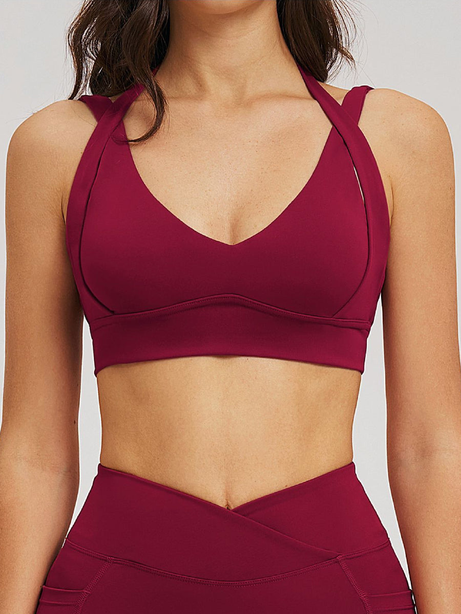 Sculpt Open-Back Yoga Bra-0