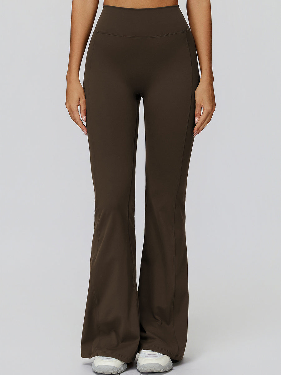 Flare & Gather High-Waist Pants-4