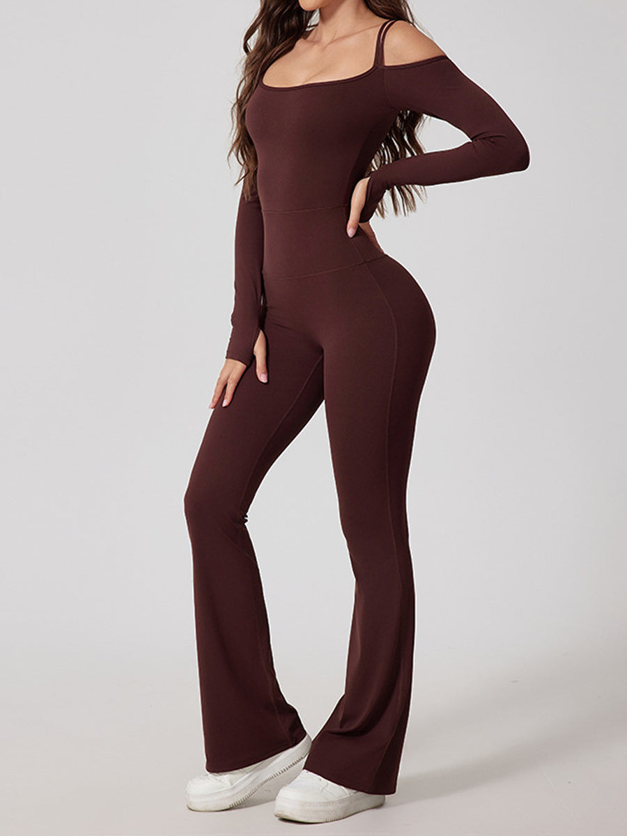 BackSculpt Flare Jumpsuit-4