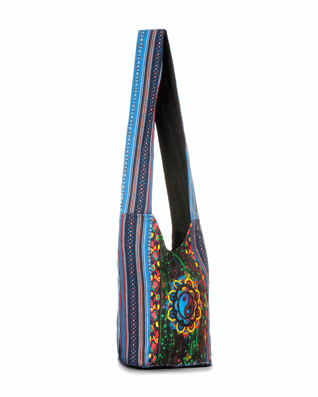 Yin Yang Print Hobo Bag