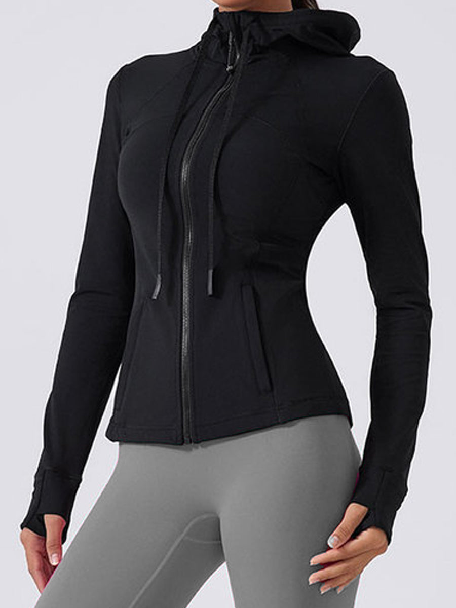 BareWarm Sculpt Hooded Jacket-4