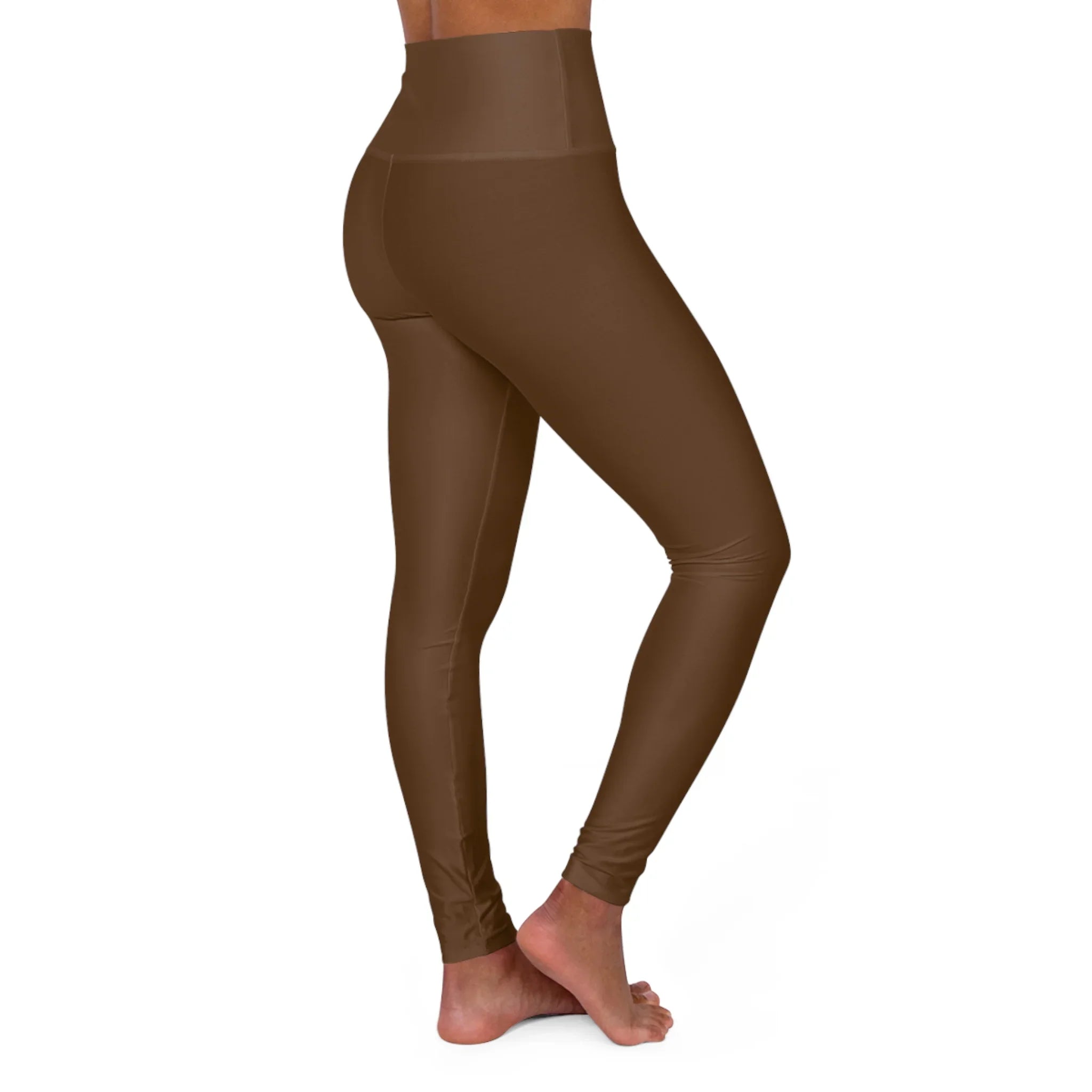 🌿 Organic Cotton Yoga Pants Brown