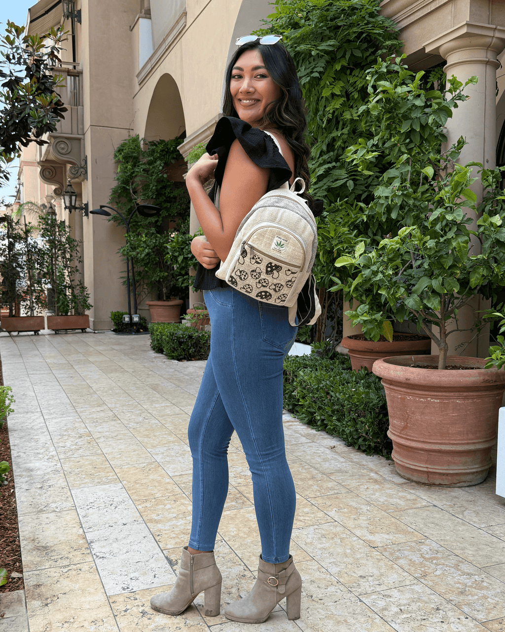 Kathmandu Collection Mini Hemp Mushroom Backpack-4