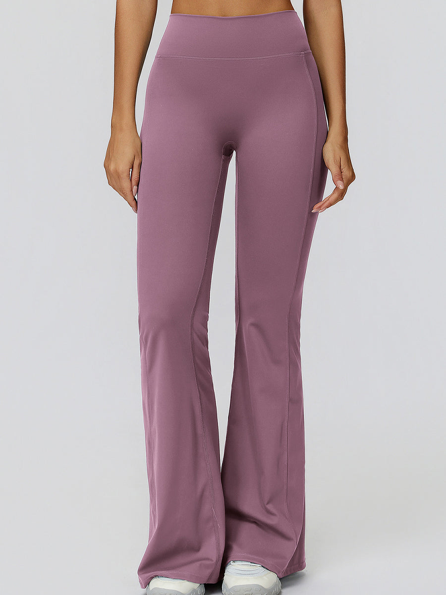 Flare & Gather High-Waist Pants-5