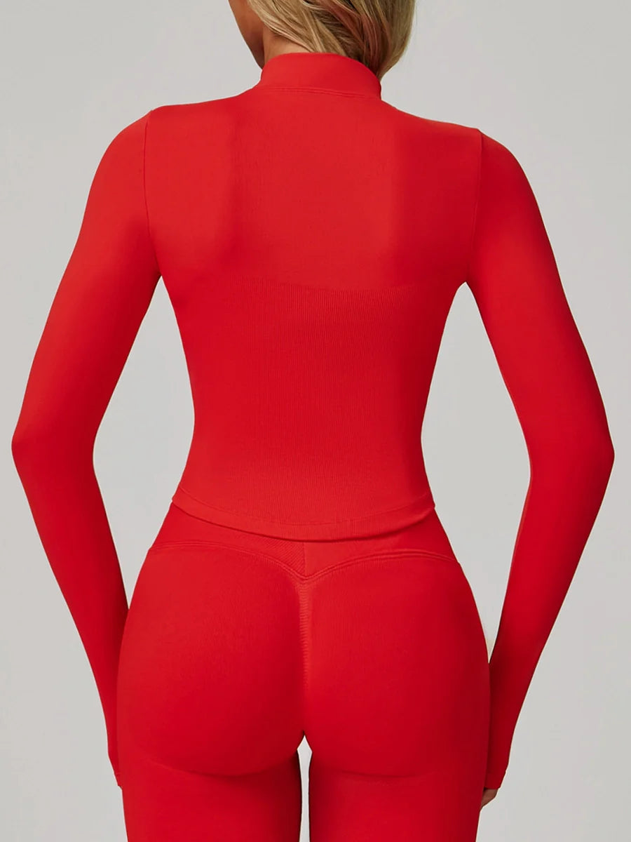 Earthbound Girl Zip-Up Yoga Jacket-3