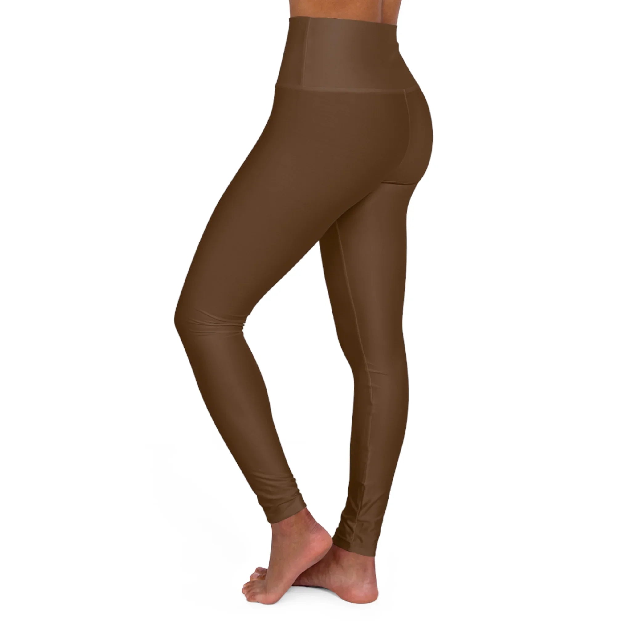 🌿 Organic Cotton Yoga Pants Brown