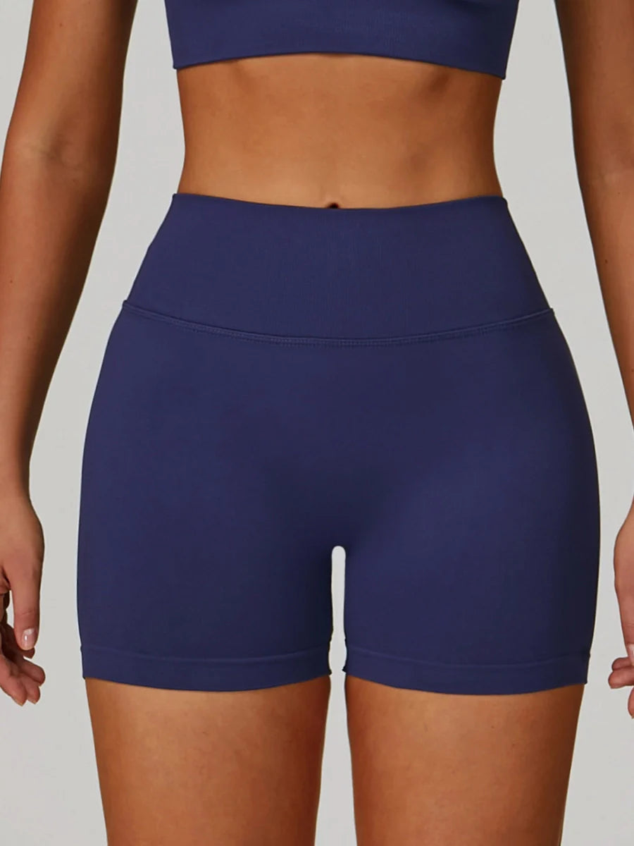 Earthbound Girl V-Waist High-Waist Shorts-4