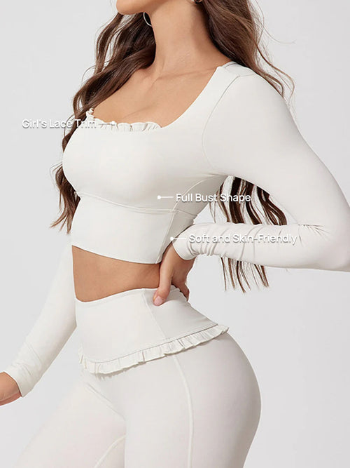 AirSculpt Square-Neck Long Sleeve-1