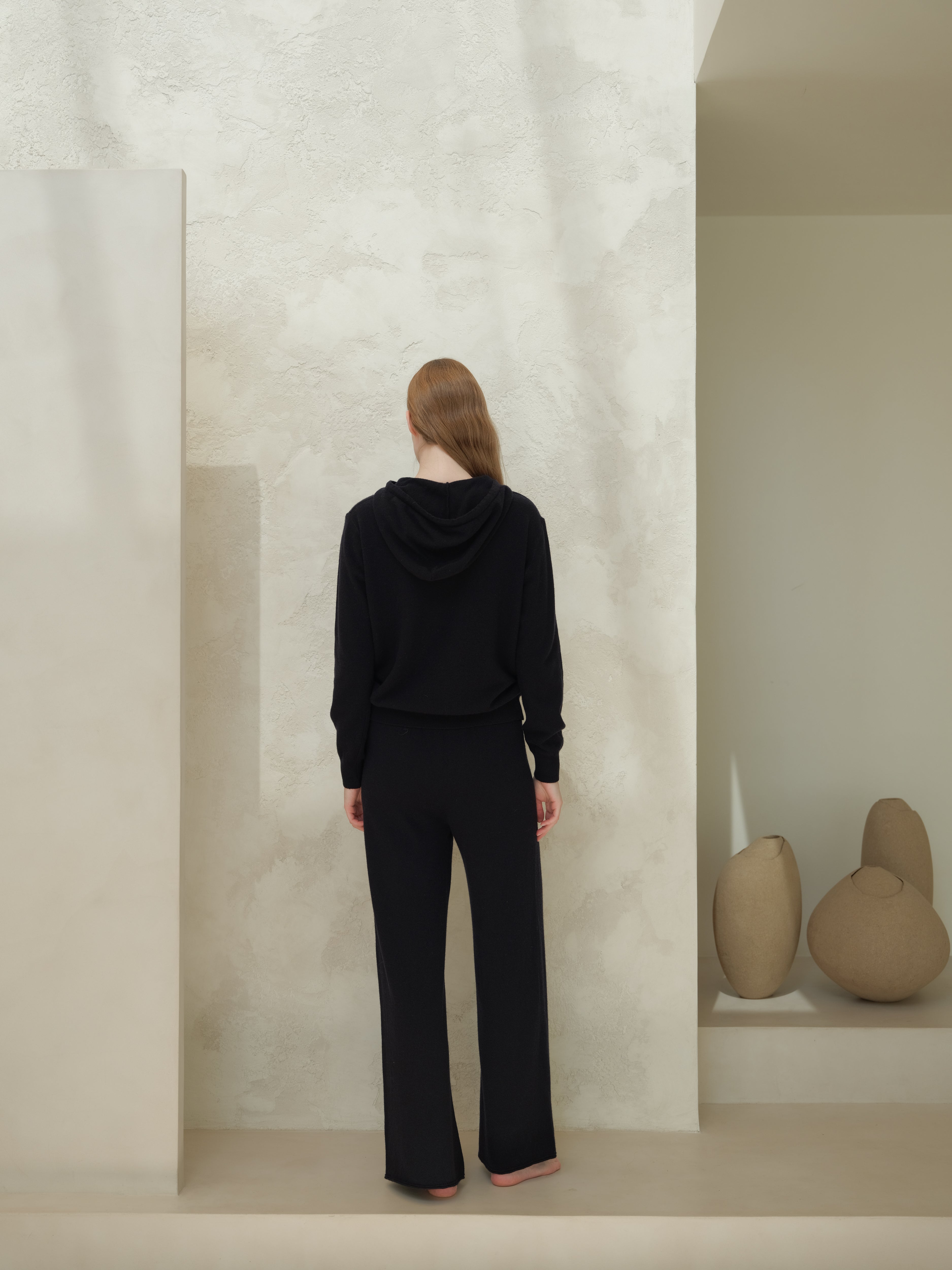 Cashmere-Mix Wide-Leg Knit Pants
