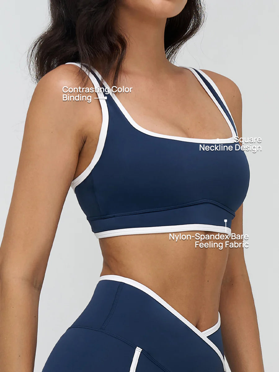BareSculpt Square-Neck Bra-1