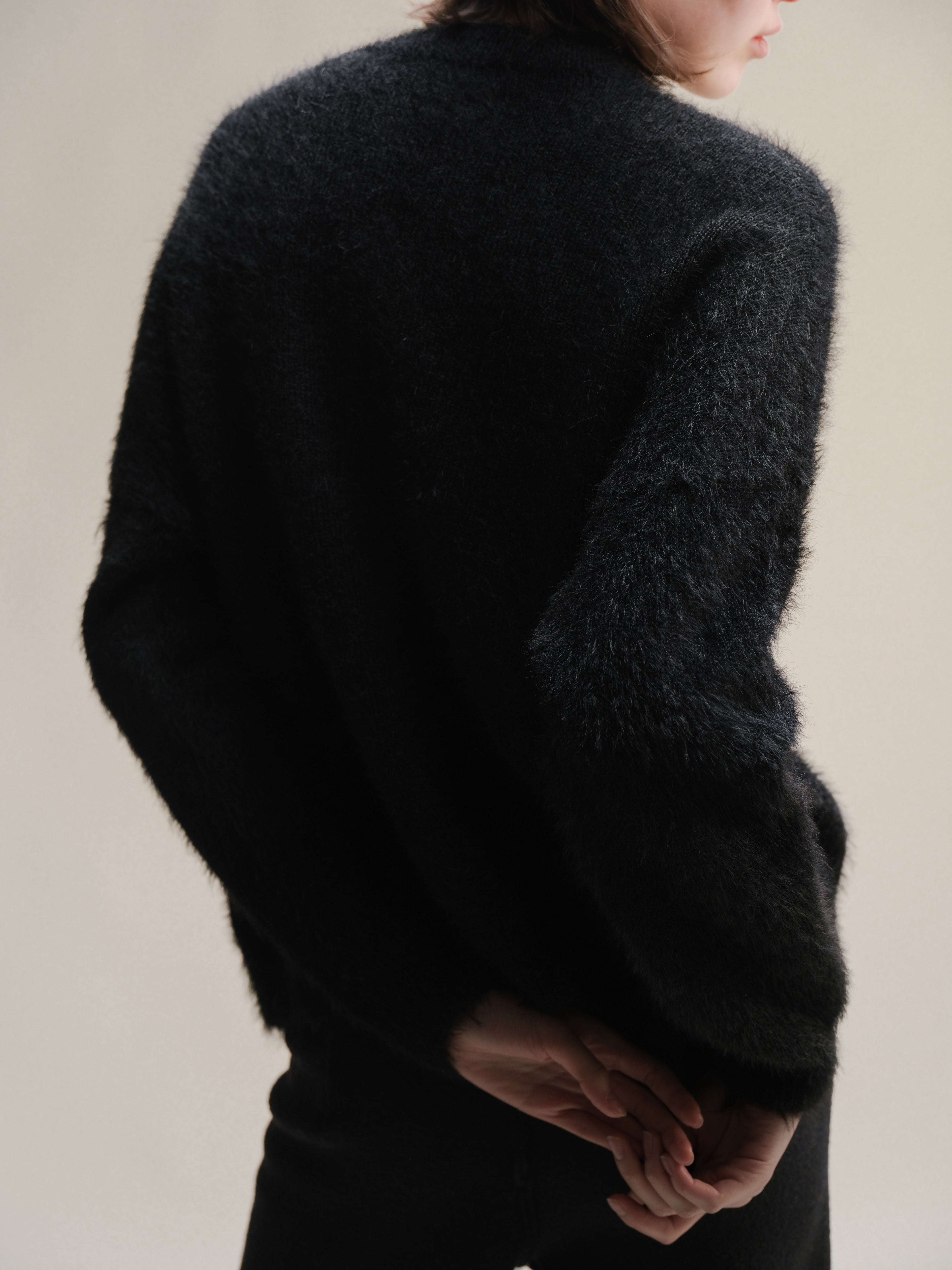 Crewneck in Alpaca Mix