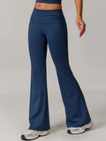 Eco-Recycled Versatile High-Waisted Flared Pants-5