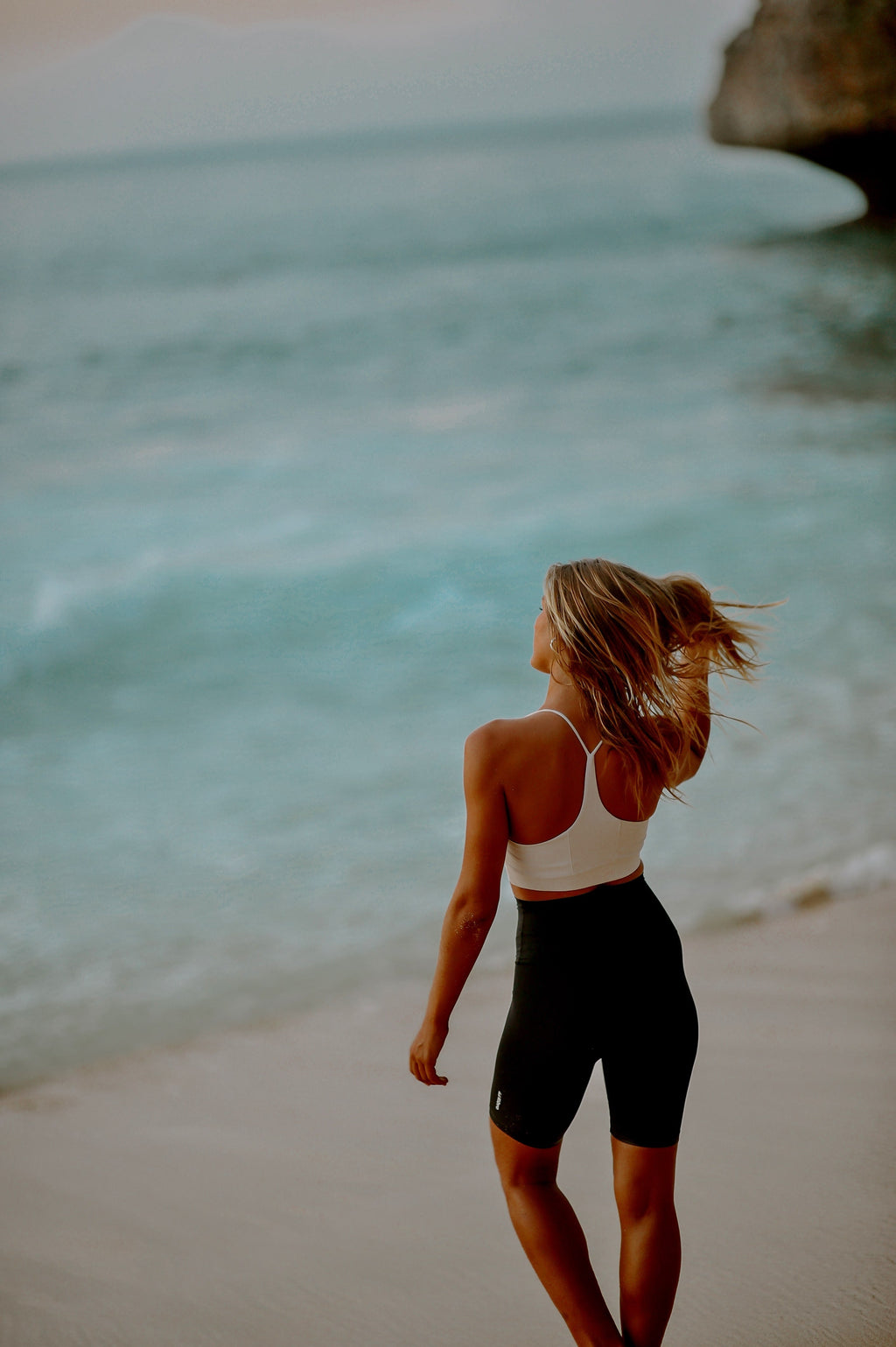 Classic High Waist Seamless Bike Shorts-4