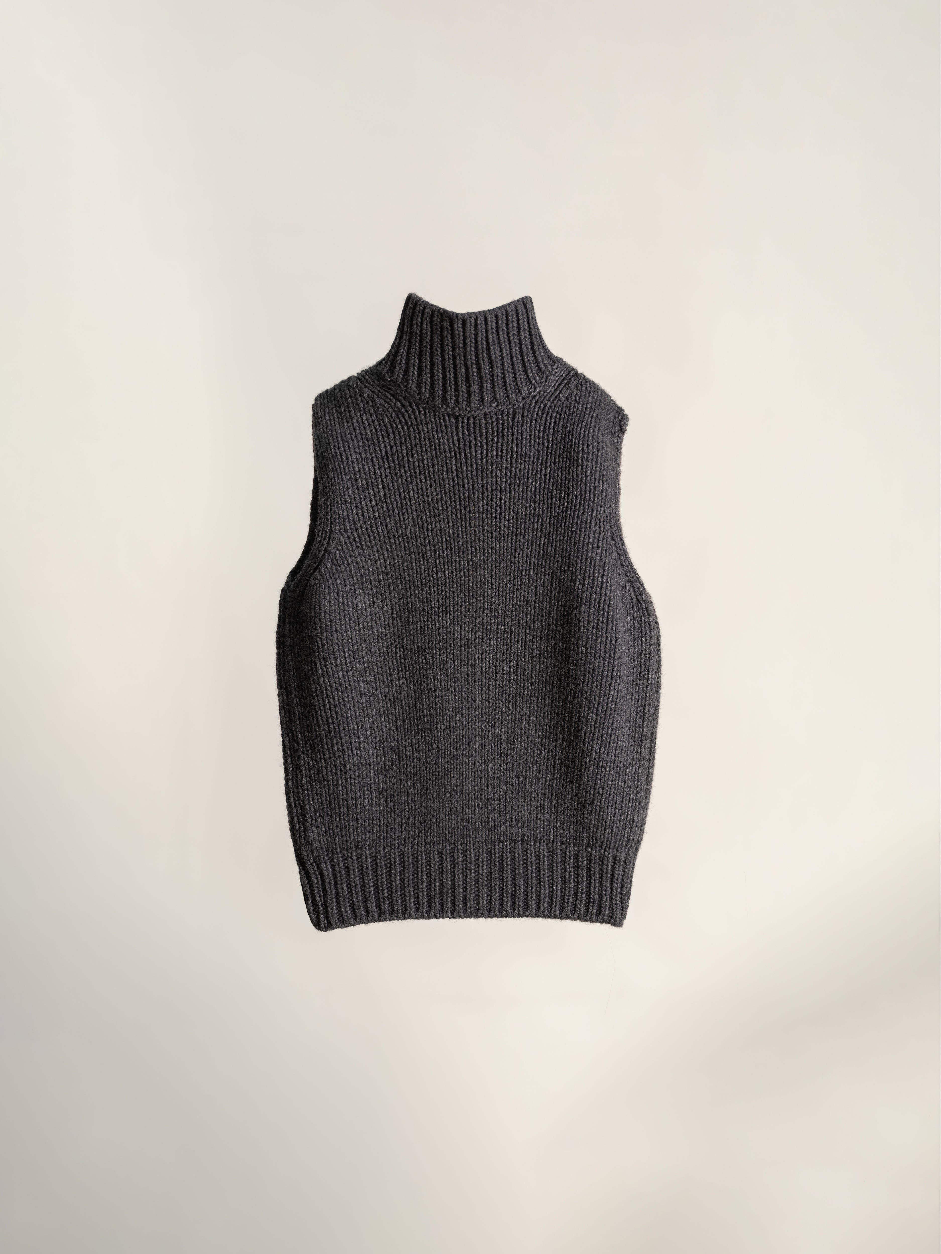 Cashmere-Mix Sleeveless Knit Top
