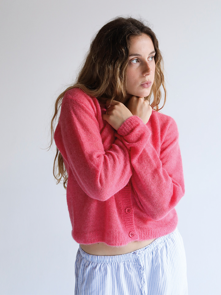 Drusilla Alpaca Solid Cardigan