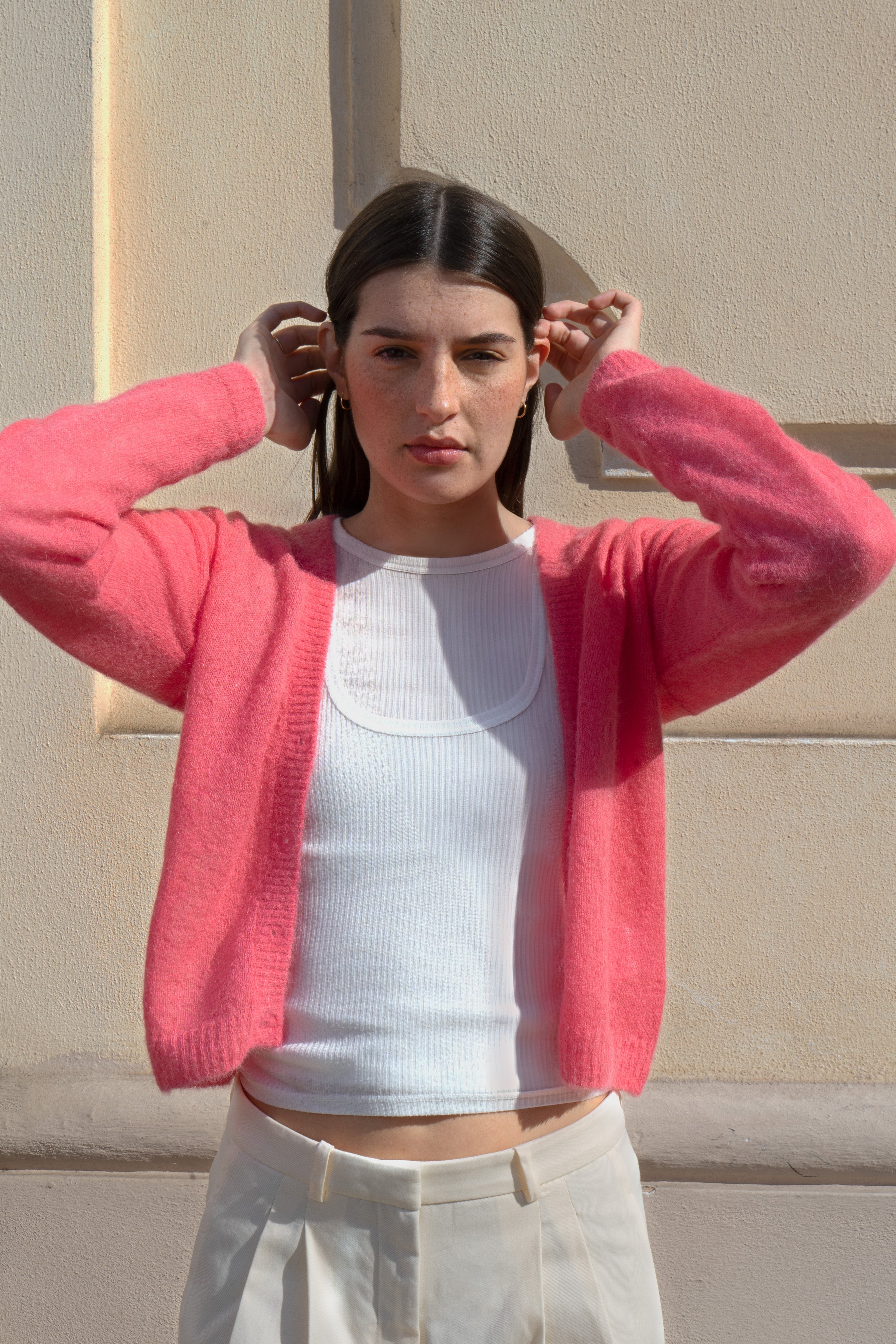 Drusilla Alpaca Solid Cardigan